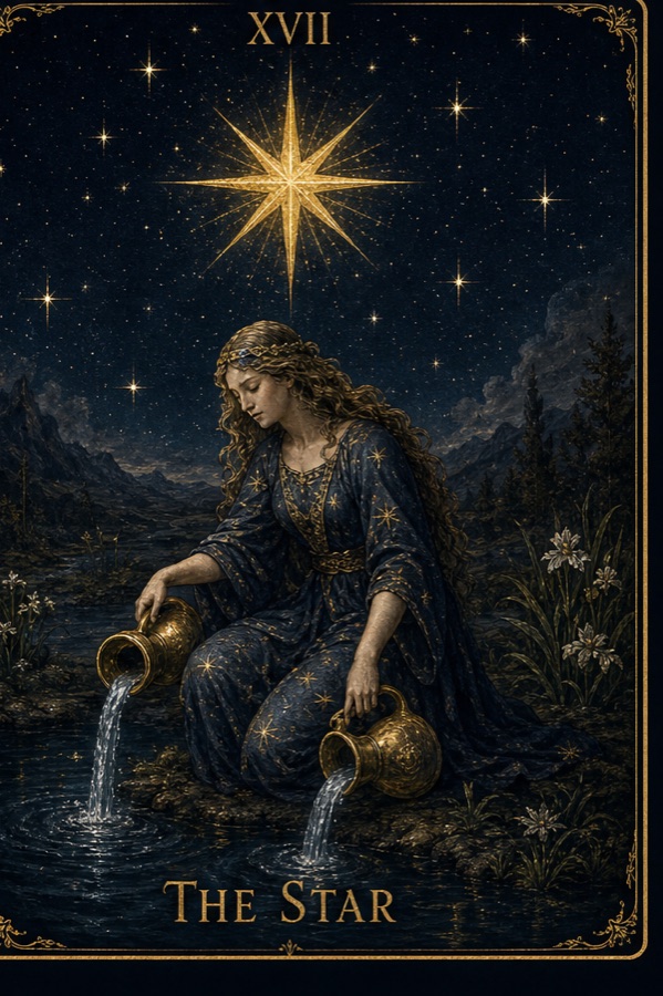 The Star tarot card artwork